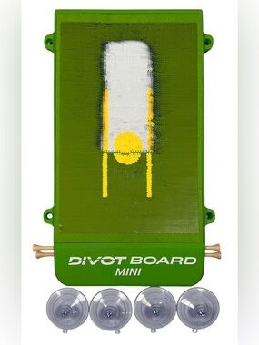 Golf Hitting Mat & Swing Path Trainer – Divot Board Mini